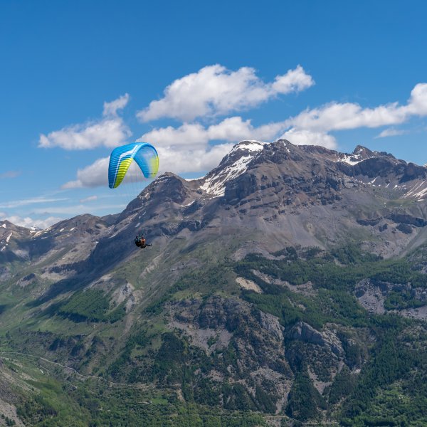 Vol parapente biplace Ascendances Pollen Parapente Vallouise