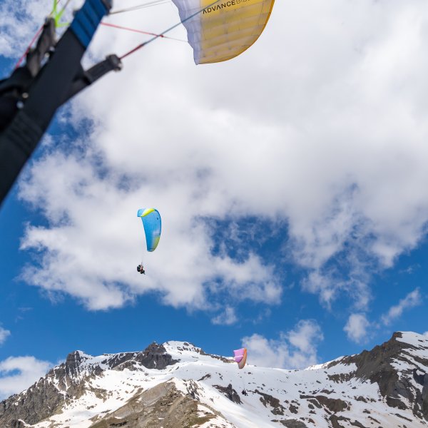 Vol parapente biplace Ascendances Pollen Parapente Vallouise