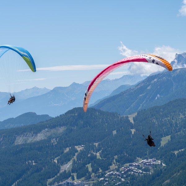 Vol parapente biplace Ascendances Pollen Parapente Vallouise